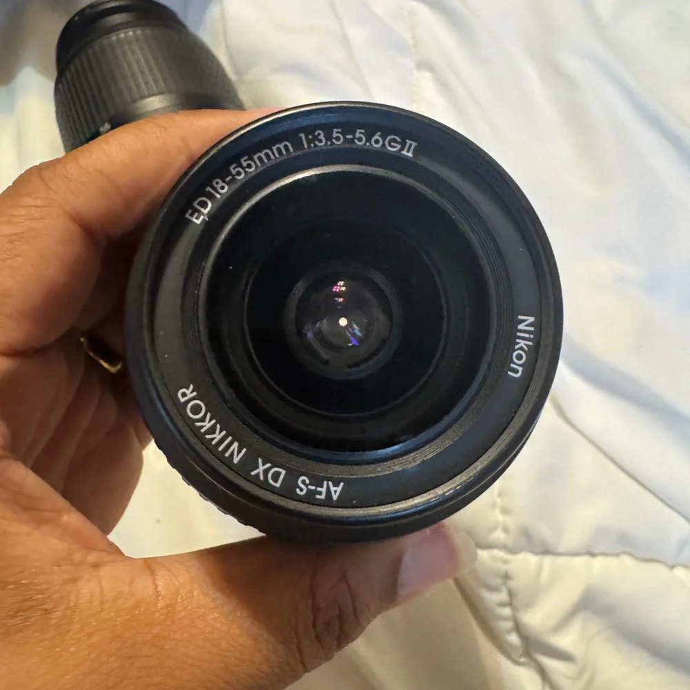 Nikon D3200 Black and Silver DSLR Camera
